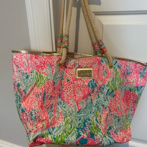 Lilly Pulitzer Beach Bag - like new